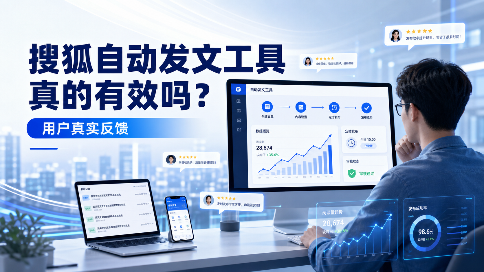 搜狐自动发文工具真的有效吗？黄冈用户的真实反馈