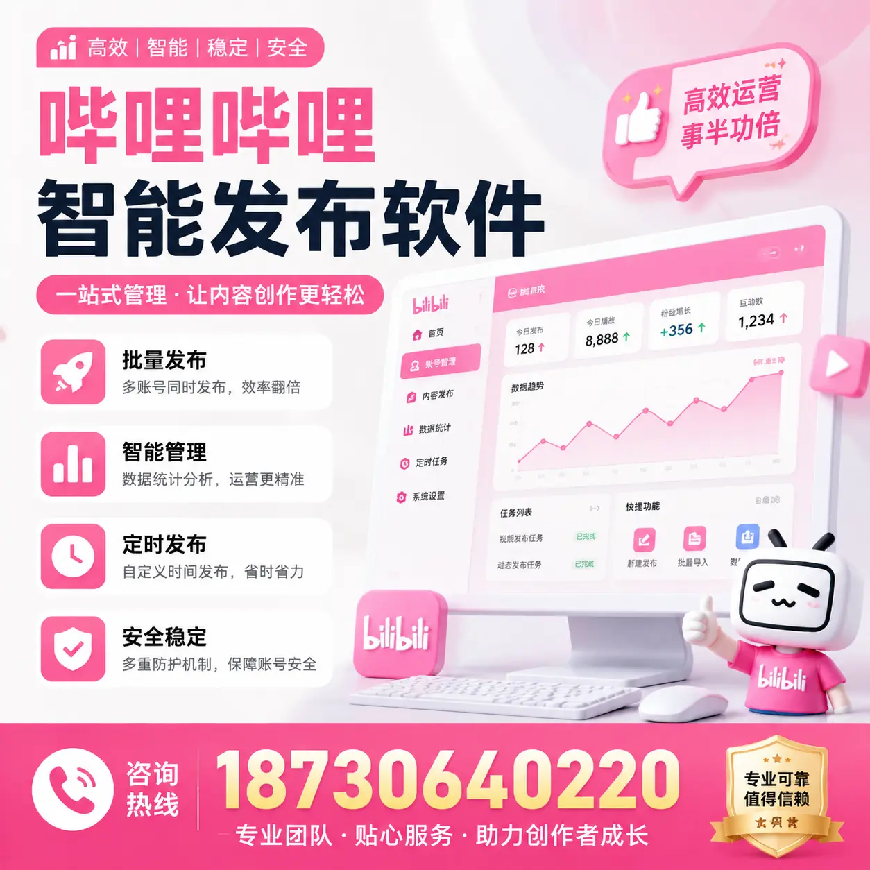 如何评估哔哩哔哩智能发布软件的ROI？黄冈 企业必读